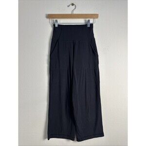 Lululemon Align High-Rise Wide-Leg Pant 23” Size 2 Black